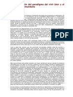 Deconstrucción del paradigma del vivir bien y el socialismo comunitario