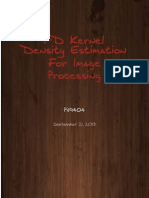 1D Kernel Density Estimation