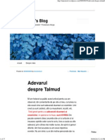 Adevarul Despre Talmud - Mucenicul's Blog