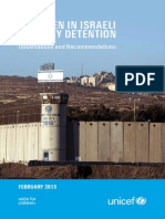 Children in israeli Military detention 