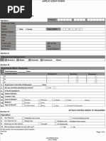 Franchise APP Form