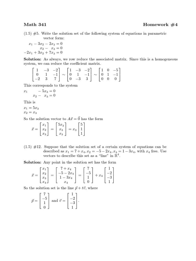 Linear algebra questions image