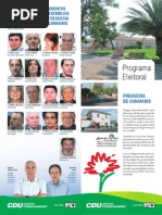 Freguesia de Canaviais – Programa Eleitoral