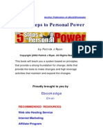 (Ebook Self Help) The 5 Steps To Personal Power