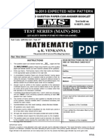Upsc Ias Main 2013 Expected New Pattern.A Consolidated Question Paper Cum Answer Booklet
