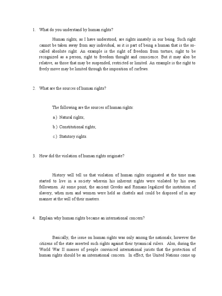 Understanding Human Rights Concepts | PDF | Natural And Legal Rights ...
