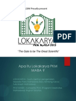 Sosialisasi Lokakarya PKM Maba