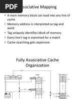 Cache Memory-Associative Mapping