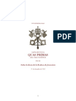 Pío XI - Carta-Encíclica Quas Primas
