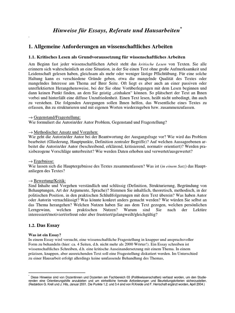 Essay einleitung beispiel image