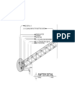 Rafter Detail: 2 X 2 X Angle Bar As Top & Bottom Chord See Detail - G