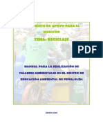 Manual Para La Realizacion de Talleres Ambientales Reciclaje