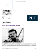 Andrei Tarkovski, Escultor Del Tiempo (II) PDF
