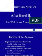 BasleMr. Christian Marlier, How Will Banks Assess SMEs