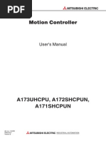 Motion Controllers, Users Manual A171-173