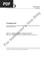 Main Threats and Opportunities