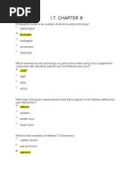 I.T. Chapter 9: Biometric