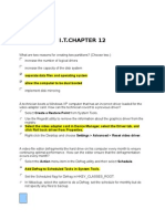 I.T.Chapter 12: Separate Data Files and Operating System Allow The Computer To Be Dual Booted