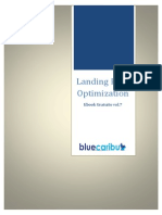 eBook Landing Page Optimization BlueCaribu