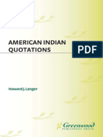 American Indian Quotations