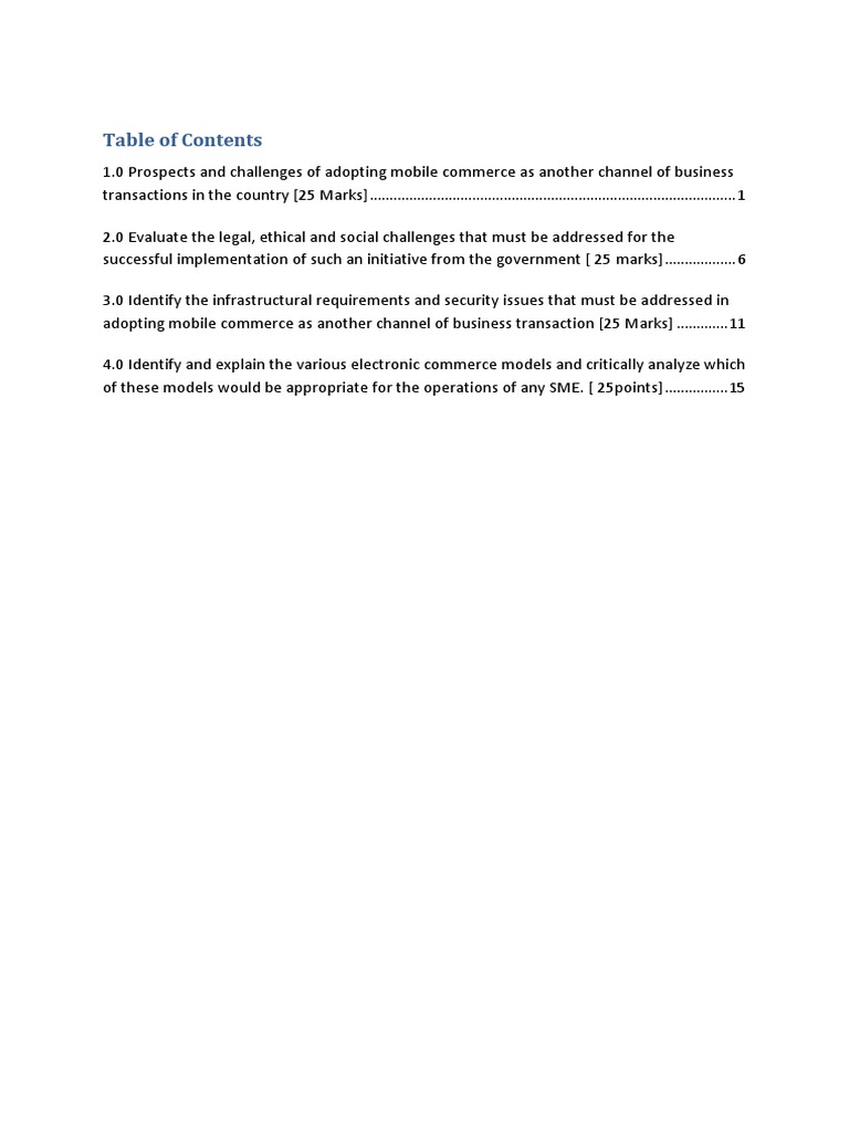 M-Commerce Assignment - Solution | PDF | E Commerce | Internet