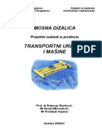 Mosna Dizalica-Projekat