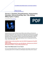 Meremove, Membobol, Mengedit Database, Memperlambat, Menembus, Melewati, Restarting Time, Video Hacking Billing Explorer (Update)