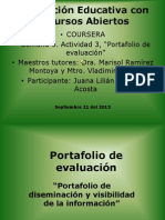 Portafolio de Evaluación 3 Visibilidad y Diseminación de REA