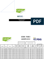 Tabela Oasis Fase 2 Agosto 2013 PDF