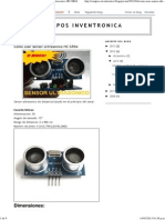 Como Usar Sensor Ultrasonico HC-SR04