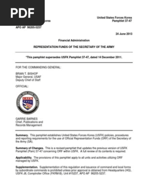 USFK Pamphlet 37-47 Representation Funds of the Secretary of the Army 062413.pdf