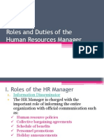 Human Resource Manager