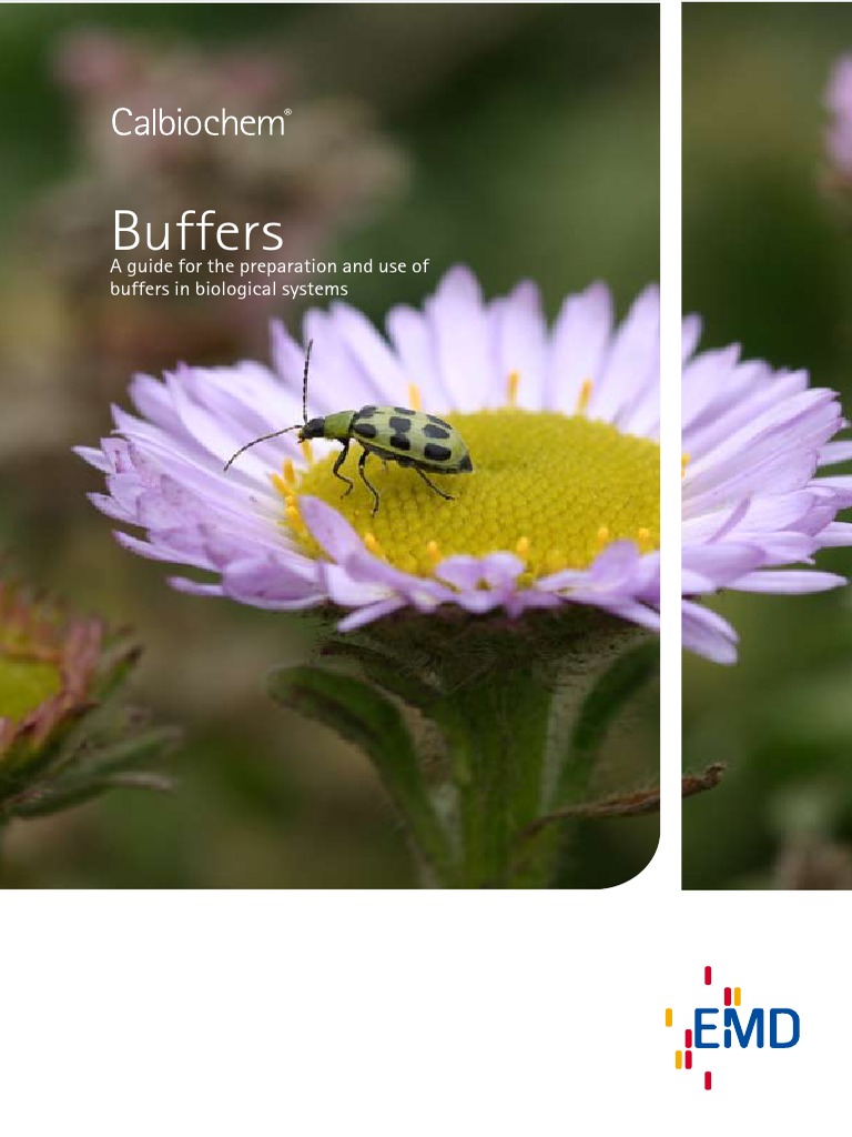 Calbiochem Buffers | PDF | Acid Dissociation Constant | Buffer Solution