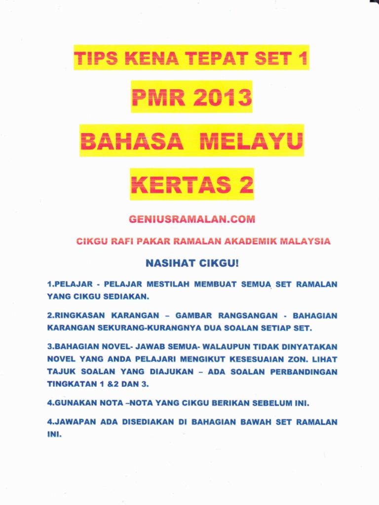 Soal Pmr Wira