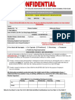 ASD Club Member Form Fall 2013