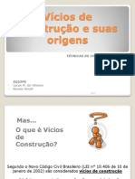 Vícios de Construção