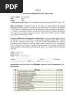 Cuestionario SNOT-22 en Español | PDF | Enfermedades y trastornos