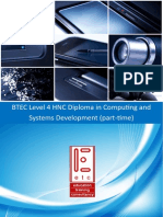 BTEC HNC in Computing and Systems Development Part Time