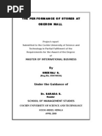 Download The performance of stores at Oberon Mall by babumon99  SN16994986 doc pdf