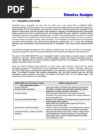 Annex 1 Situation Analysis: 1.1 Population and Health