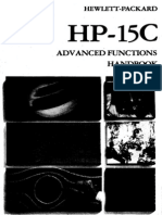 HP-15C Advance Functions Handbook 1982 B&W