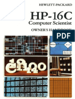 HP-16C Owner's Handbook 1982 Color