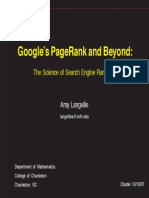 Google'S Pagerank and Beyond:: The Science of Search Engine Rankings