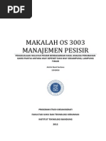 Download Makalah Manajemen Pesisir  PENGELOLAAN WILAYAH PESISIR BERDASARKAN HASIL ANALISA PERUBAHAN GARIS PANTAI ANTARA WAY SEPENET DAN WAY SEKAMPUNG LAMPUNG TIMUR by Astrini Nurul Sentanu SN169967463 doc pdf