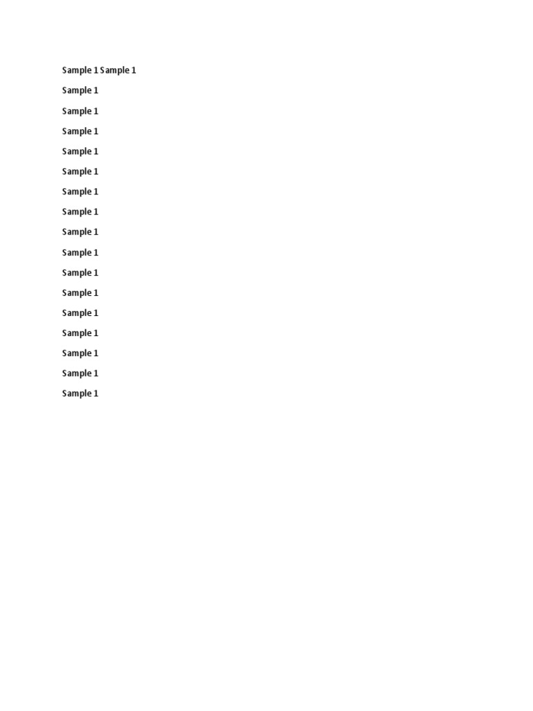 Sample 1 | PDF
