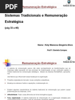 Sistemas Tradicionais e Remuneração Estratégica