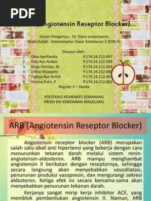 Arb Angiotensin Reseptor Blocker