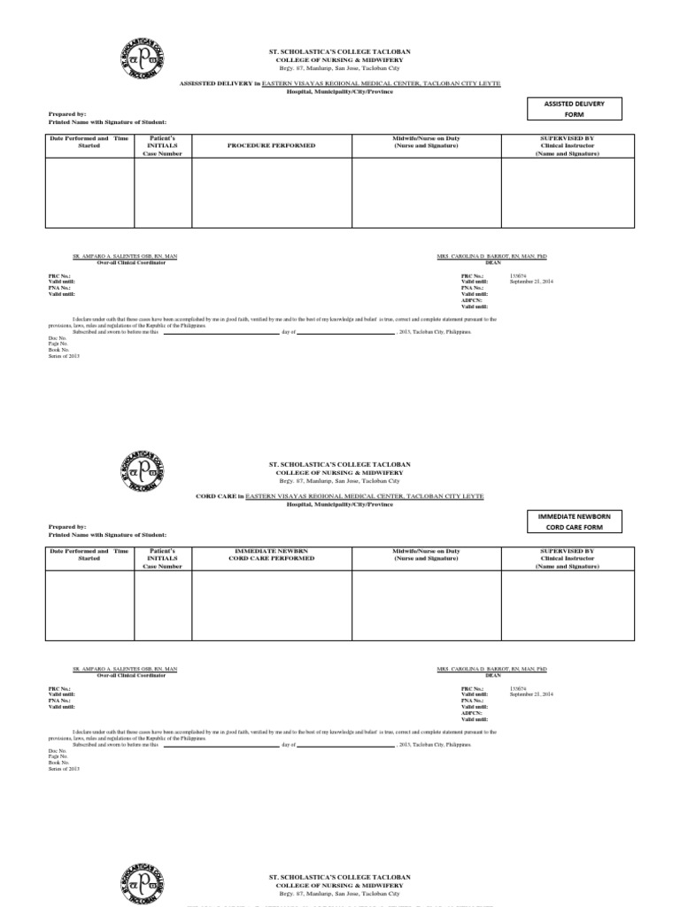 PRC FORMS | Midwife | Nursing | Free 30-day Trial | Scribd