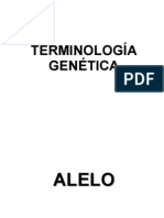 Clase de Terminología Genética