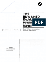 BMW E28 524td Electrical Troubleshooting PDF